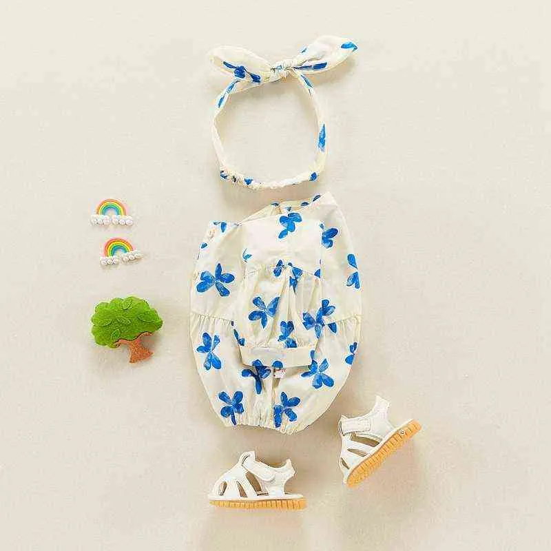 Yaz Bebek Kız Giyim Prenses Karikatür Kelebek Kısa Kollu Bodysuit+Meapwear Vaftiz Doğum Günü 0-18 Aylık Kızlar Giyim G220510