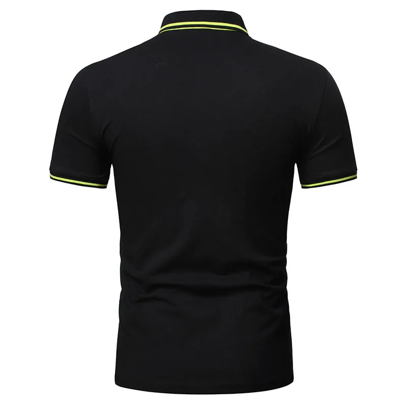Sommer Hohe Qualität Casual Business Social Kurzarm s Shirts Stehkragen Komfortable Polo Shirt Männer 220614