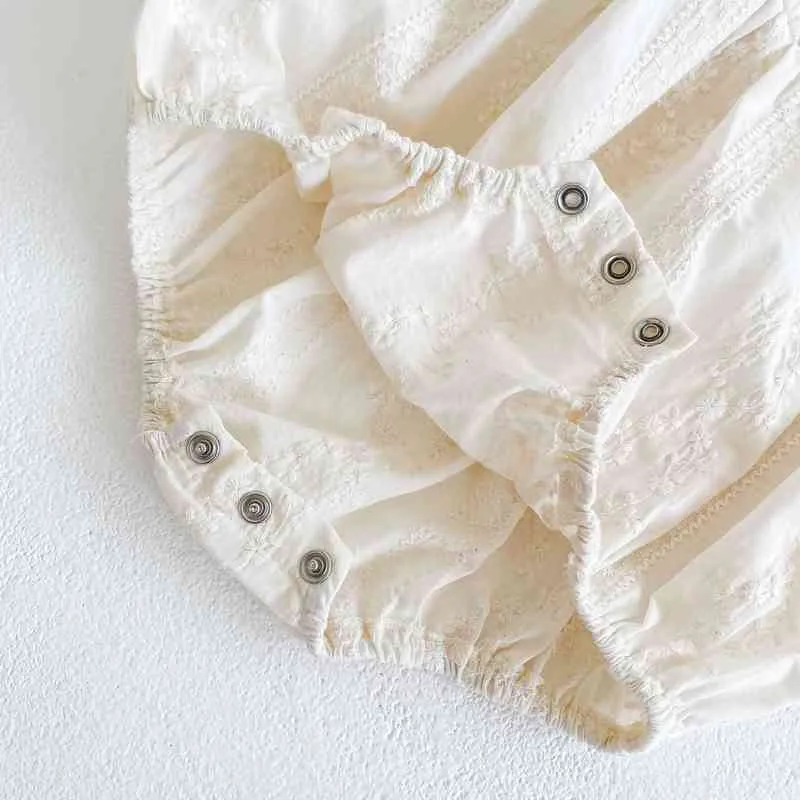 0-24M Newborn Kid Baby Girls Clothes Casual Cotton Lace Romper Elegant Cute Sweet body suit Lovely Princess New born Outfit G220521
