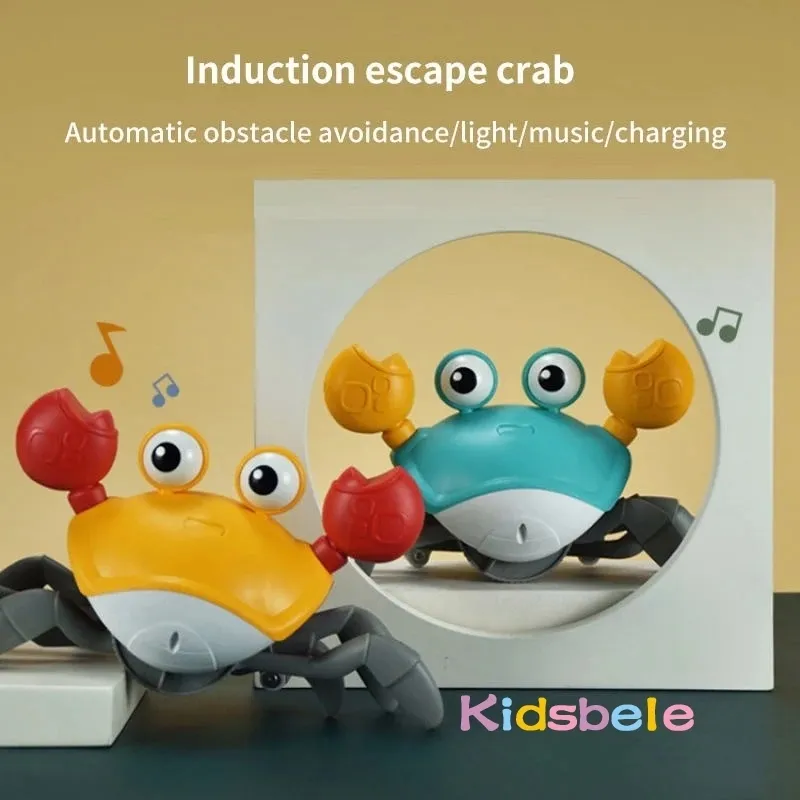 Indukcja Escape Crab Crab Toy Light Music Crawling Fun Toys for Children Educational Beaks