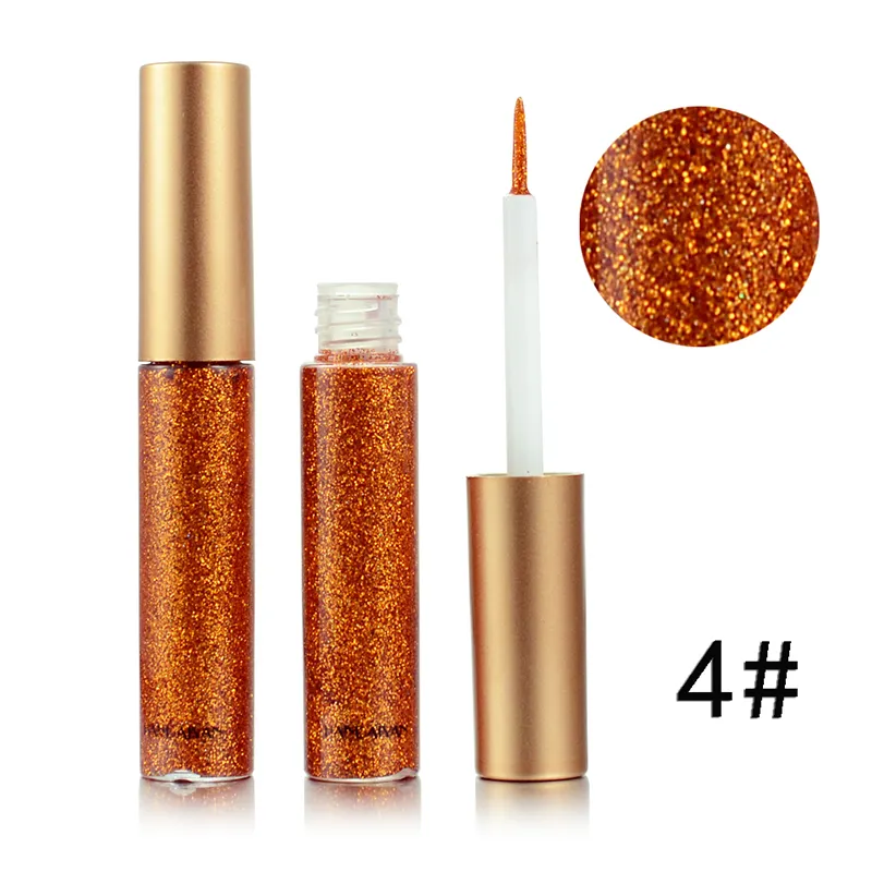 Handaiyan kleurrijke glanzende glitter vloeibare eyeliner potlood langdurig waterdicht gemakkelijk te dragen glans Sexy oog voering pen