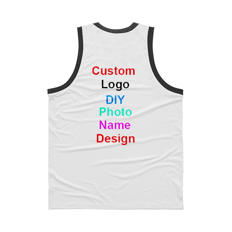 DIY PO Je eigen ontwerp op maat gemaakte zomer heren mesh sportschool kleding bodybuilding fitness tank tops spier mouwloze shirt 220331