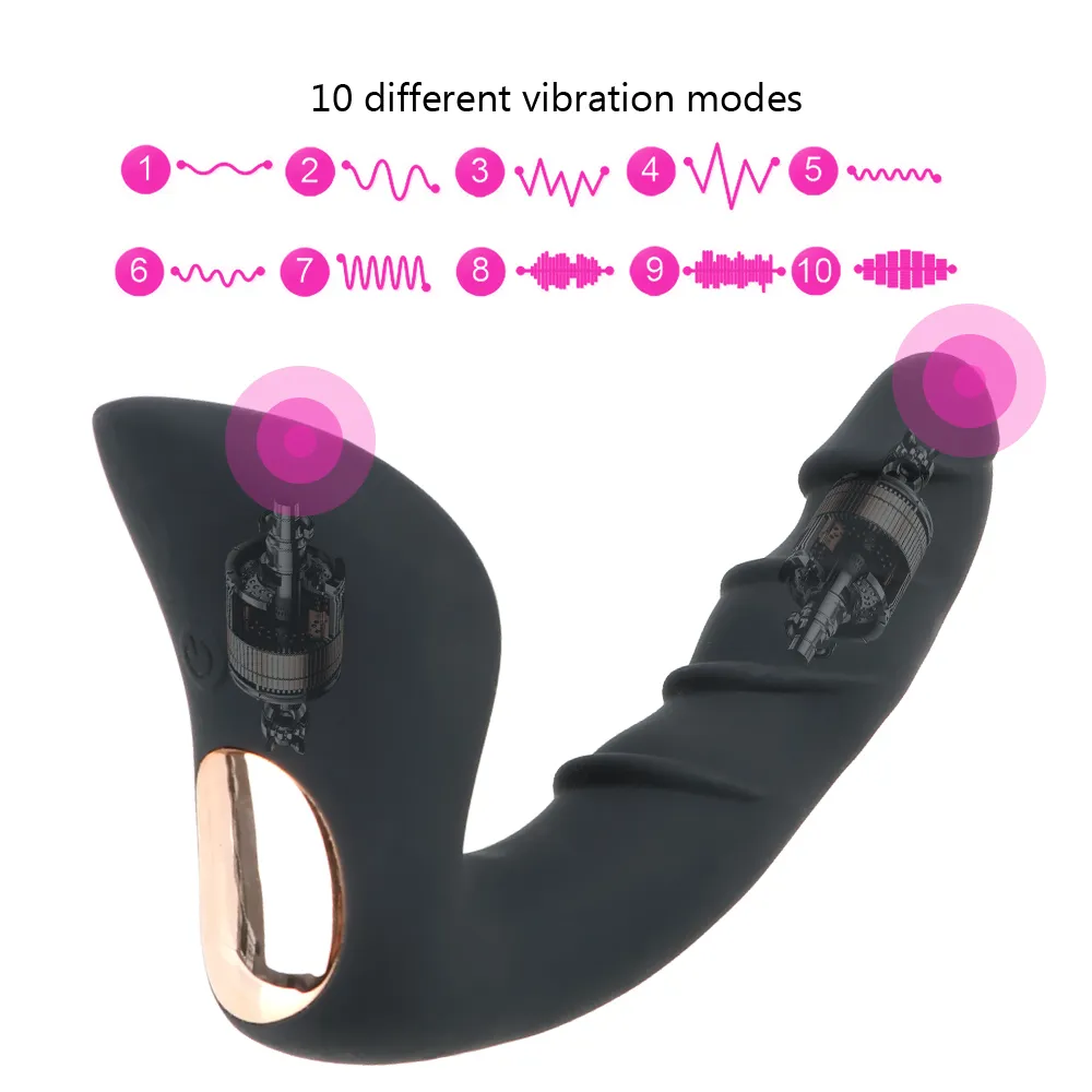 giocattolo sexy uomini vibratori dildo anali giocattoli erotici adulti plug massaggiatore prostatico telecomando wireless a 10 frequenze