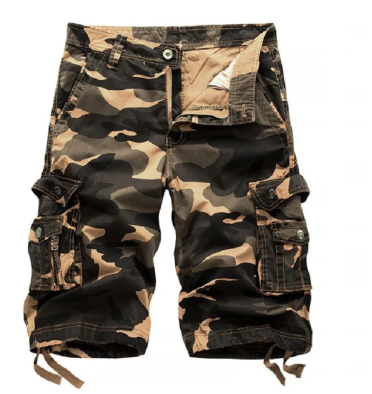 Painted Men's Jeans Camo Pants Male Oversized Cargo Pant Beach Trousers