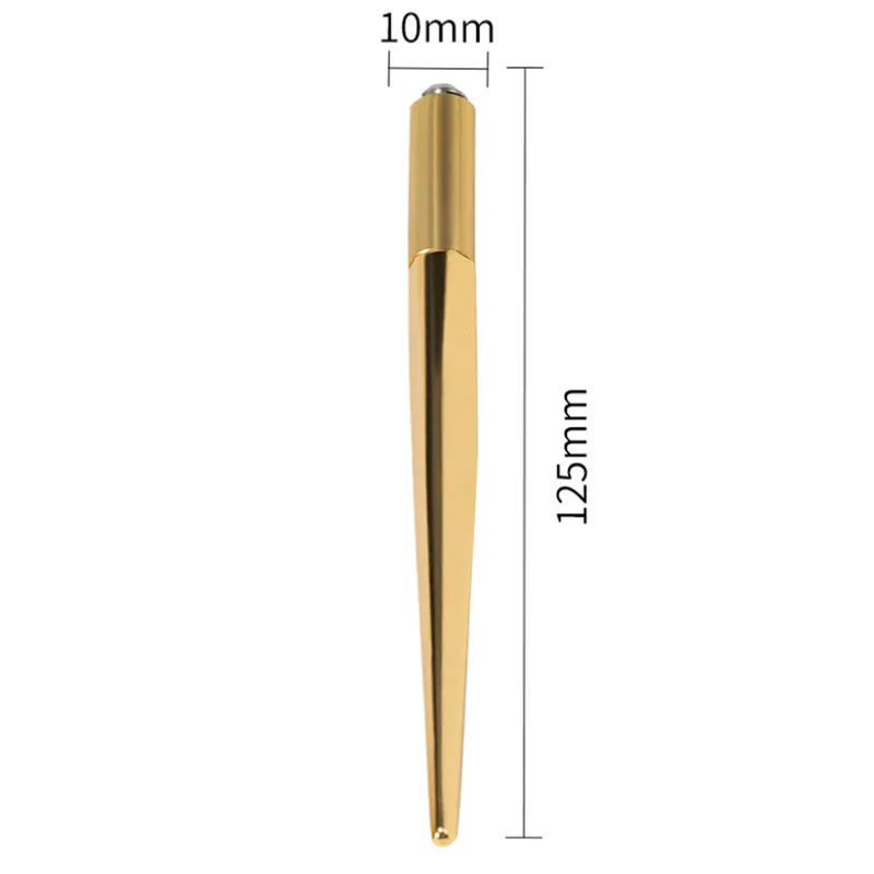 Golden Tesbori 3D Eyebrow Tattoo Microblader Needle Blade Pen Permanenta Makeup Tattoos Needles Manual 220609