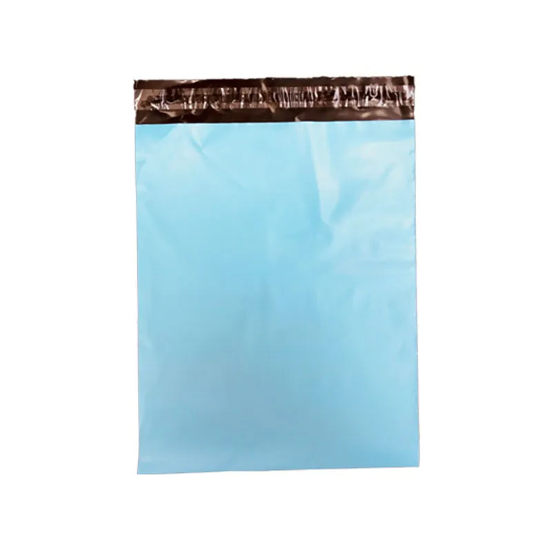 Bleu épaissir le sac d'emballage de courrier enveloppe de vêtements en plastique PE sacs d'expédition étanche pochette de rangement auto-scellante