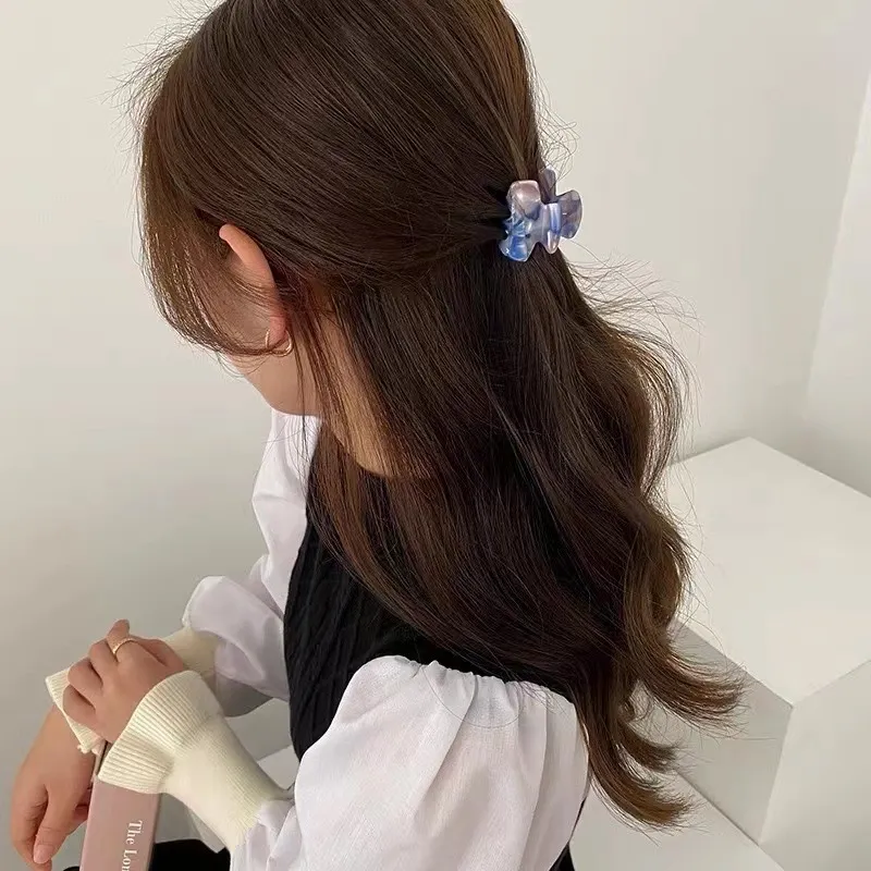 2022春暑い韓国高品質星空アセテートヘアー爪クリップミニバレット女性女の子甘いヘアアクセサリー
