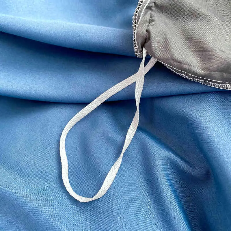Morndream solidny kolor szlifowania kołdra Twin Queen King Size Bed -Blothes Budat z mikrofibry z poduszką