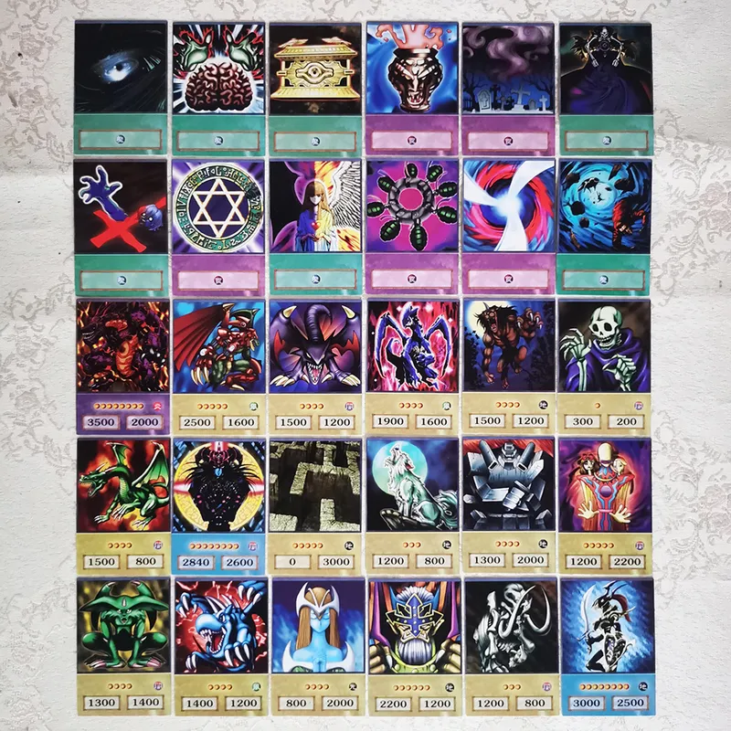 yugioh anime estilo cartas de estilo azul olhos escuros mágicos êxodia obelisk slifer ra yugioh dm clássico proxy diy card infantil presente 220725