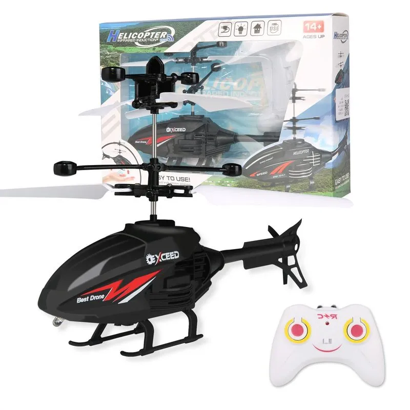 Layopo Mini Drone laddningsbar infraröd induktion Remote Control RC Helicopter Flying Toys for Boys Girl Gift 220628