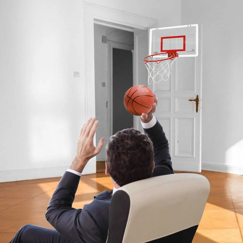 Çocuklar mini sepet top tahtası seti çocuklar asılı basketbol çember kapalı kapı duvarı monte s spor eğitmen oyuncak hediyesi5690482