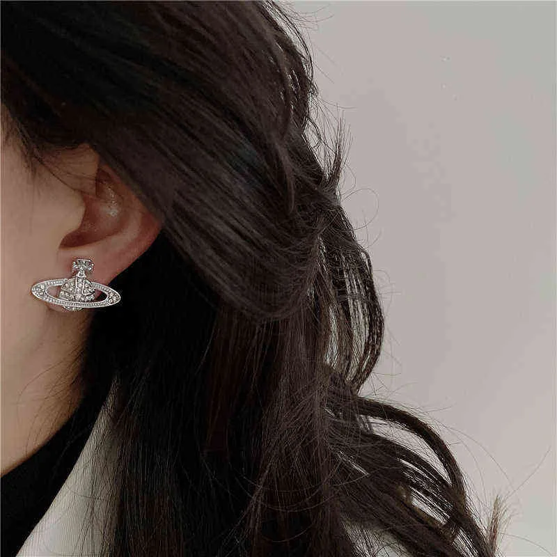 2022 personnalité planète pendentif boucles d'oreilles femmes Design Original strass étoile goutte boucles d'oreilles bijoux fête cadeaux pour les femmes