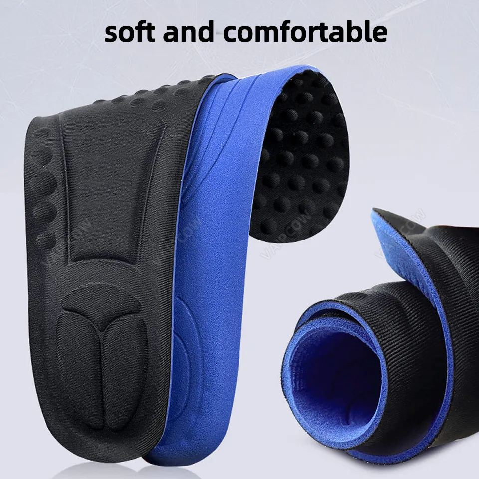 Nuovo 1 paio Sport Running Solette morbide piedi Uomo Donna Pad ortopedico Assorbimento degli urti Supporto arco Scarpe Suola