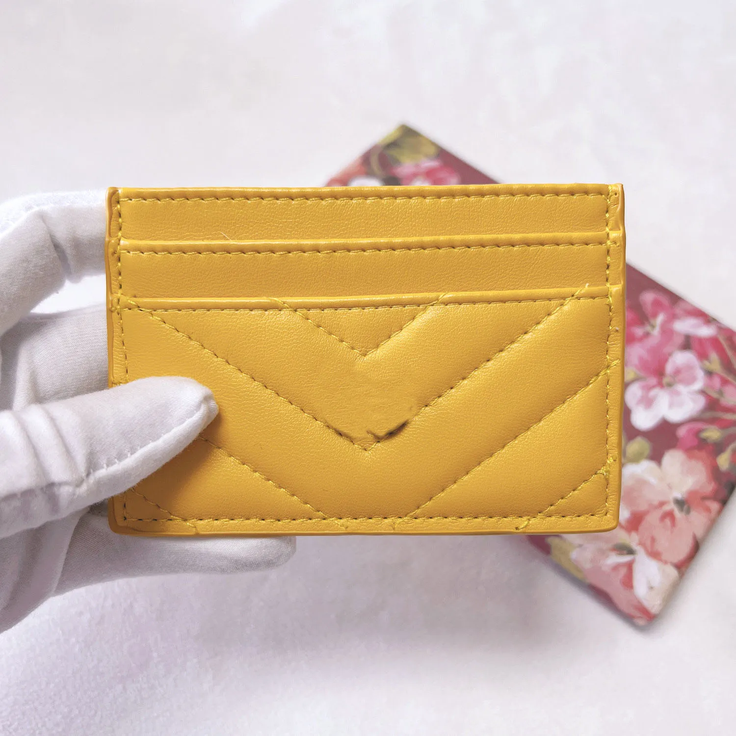 Porte-cartes entiers de mode pour femmes et hommes, porte-monnaie de styliste de haute qualité, cartes de crédit, mini portefeuilles avec Box252U