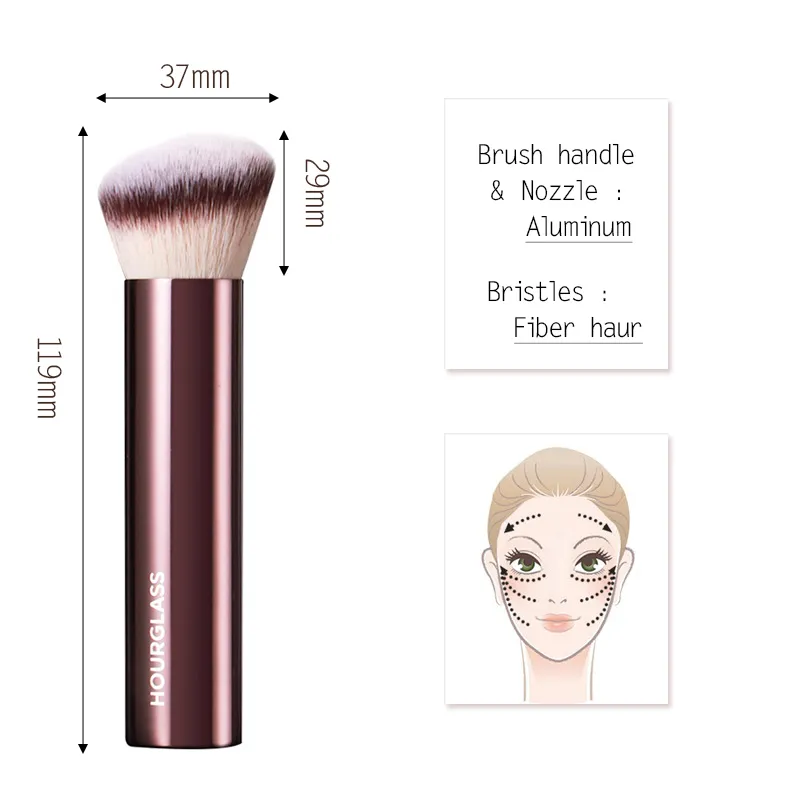 Makeup Hourglass beushes Set Concealer svanish senza soluzione di continuità Brush Bush Beauty Tool 220812