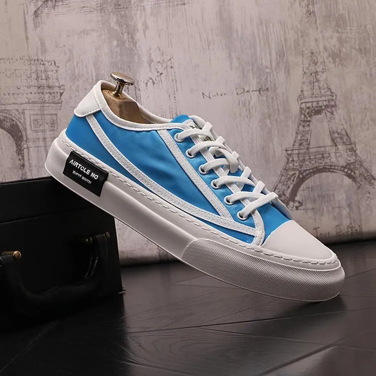 Luxe Ontwerpers Lace Up Jurk Bruiloft Schoenen Comfortabele Witte Dikke Bodem Sport Casual Sneaker Mode Ademende Ronde Neus Rijden Loafers