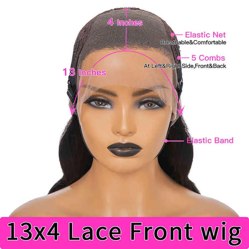 Short Bob x Lace Front Human Hair Wigs Highlight Straight Wig Glueless Ombre Pre Plucked HD Remy For Women 220606