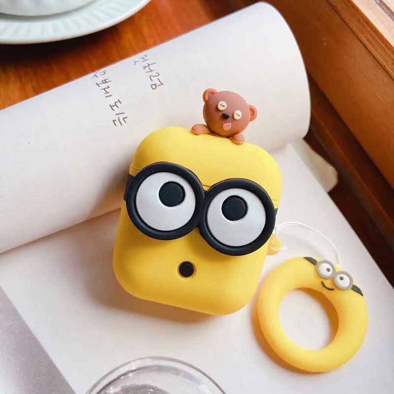 Cartoon Cute Big Eyes 2021 AirPods 3 Case AirPods 2 Case Cover AirPods Pro Case IPhone Earbuds Accessories21533714142212