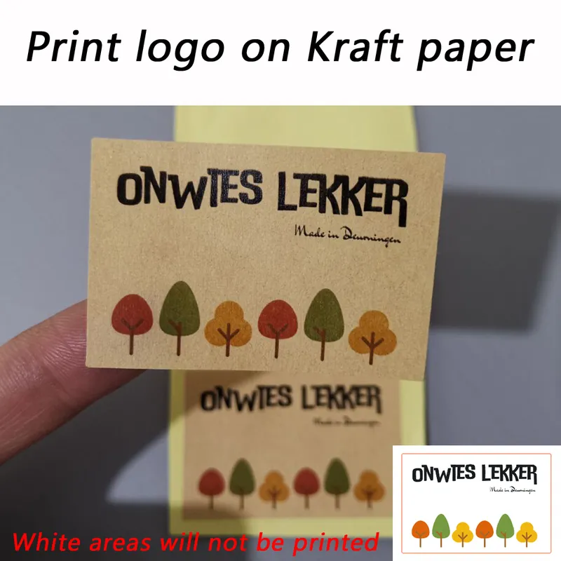 100 pezzi di adesivi personalizzati Etichetta bianca Confezione di adesivi matrimoni design Kraft che cuoce il tuo nome Etichette GRAZIE 220608