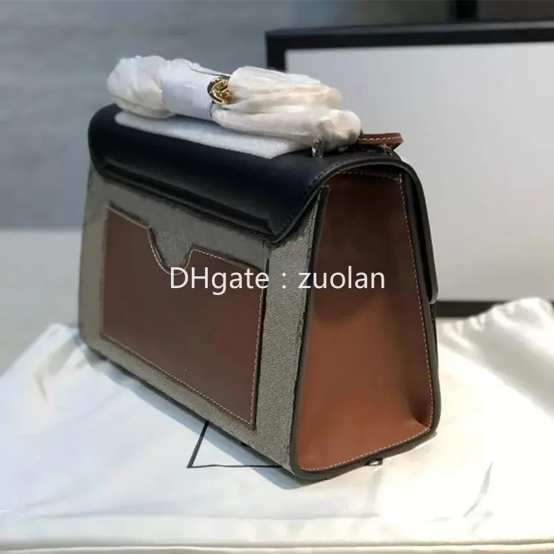 حار أزياء عالية الجودة 5A تزهر قفل حقيبة سلسلة crossbody حقائب كتف المرأة مصمم حقيبة فاخرة حقائب اليد الطباعة