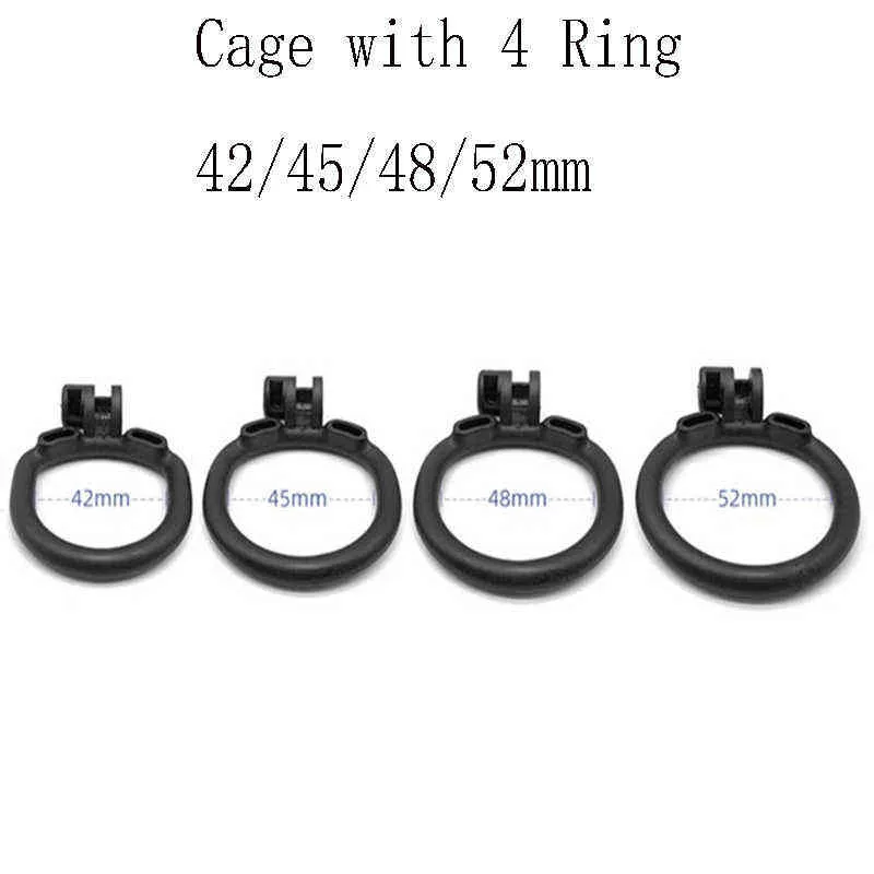 Nxy Cockrings 3d Chastity Cage Penis Ring Bdsm Stretcher Male Masturbators Sexitoys for Men Device Exotic Accessories Sexy Toys 220505