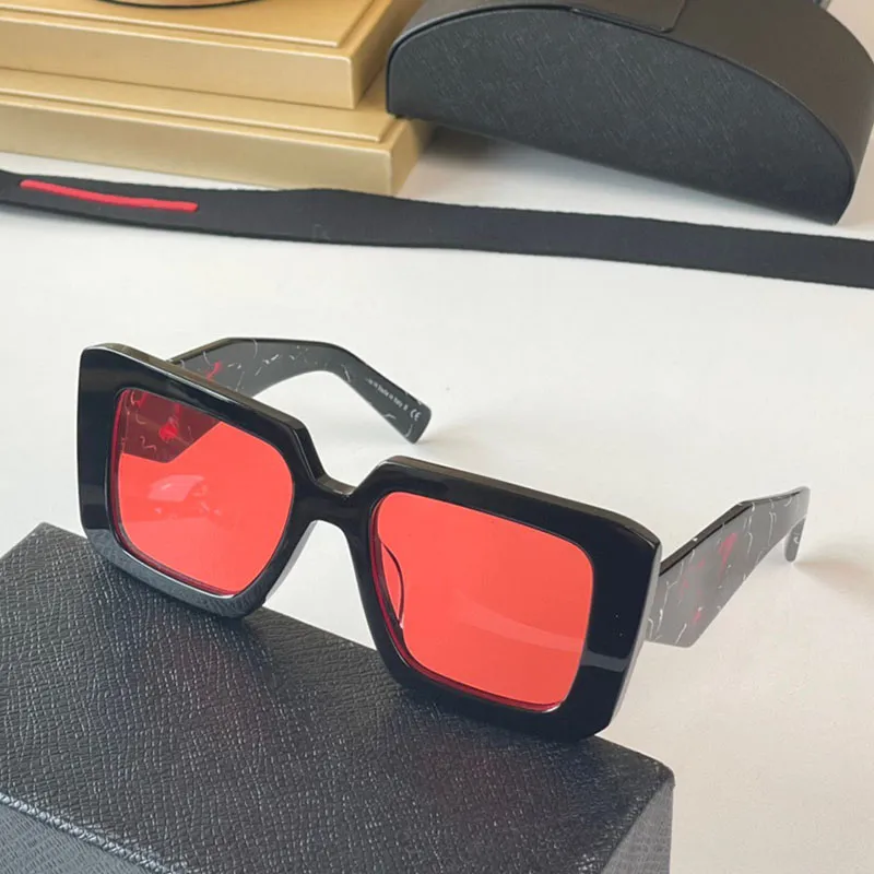 Retro preto roxo rosa óculos de sol turquesa para mulheres designer spr23y acetato ao ar livre quadrado óculos de sol clássico vintage mal301f