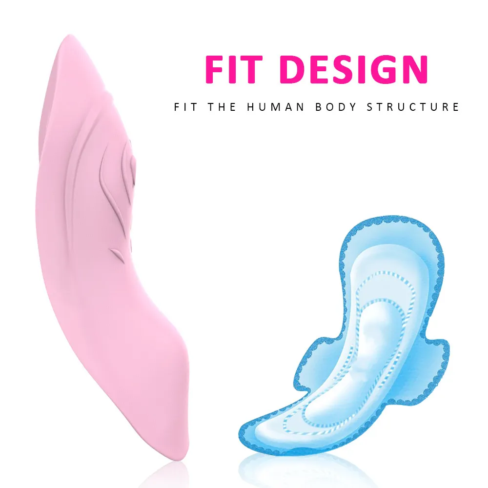 Portable Panty Vibrator Wireless Remote Control Clitoral Stimulator Sexiga leksaker för kvinna osynlig vibrerande ägg onani