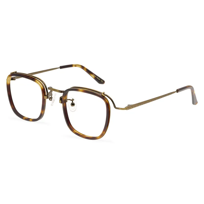 Brand Men Eyeglasses Frame Myopia Eyewear Frame mens Optical Glasses Women Vintage Square Spectacle Frames for Prescription Lens w288x