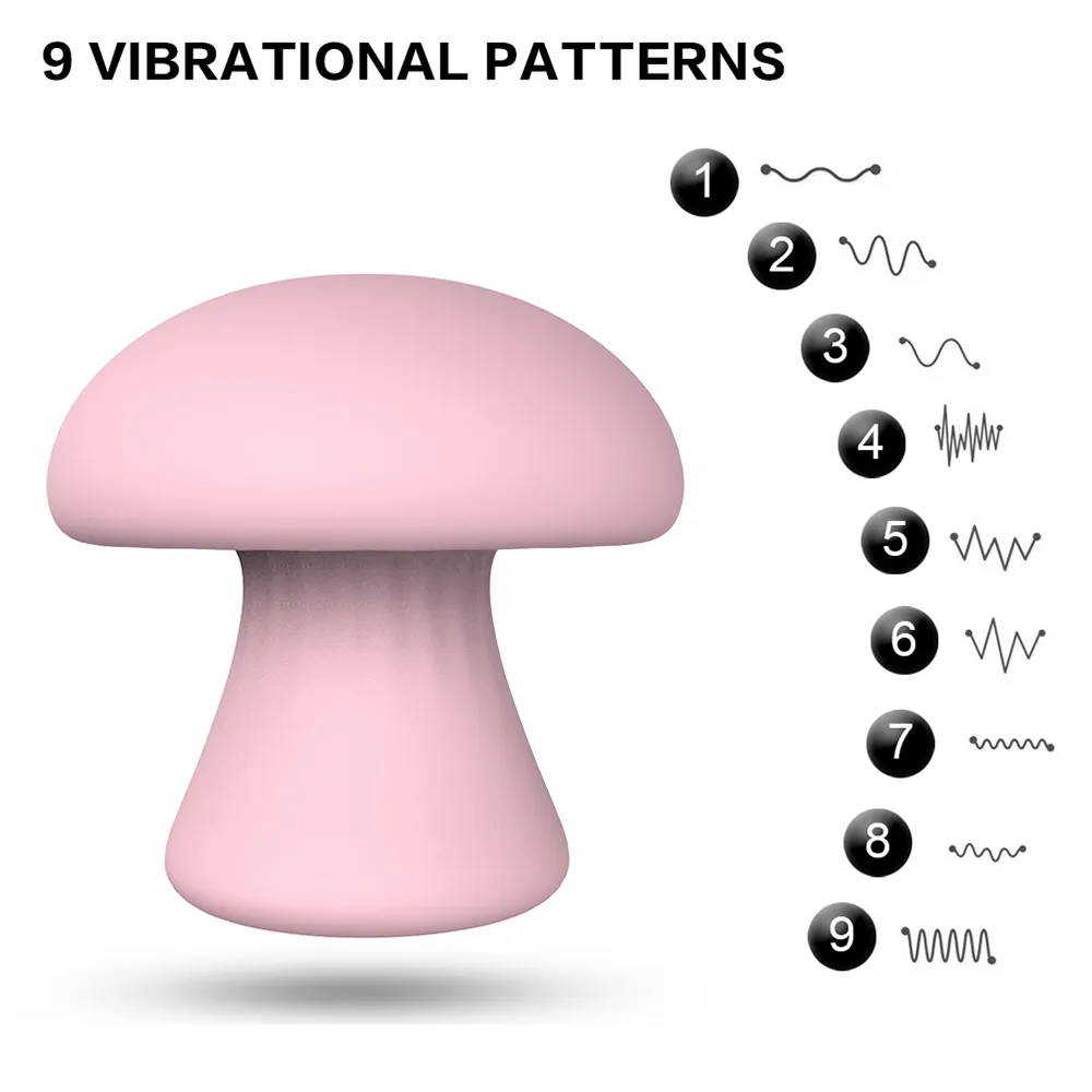 Pilz-Mini-Vibratoren für Frauen, sexy Spielzeug, Erwachsene, Klitoris-Stimulator, erotisches Anal-Gesichtsmassagegerät, weiblicher Masturbator