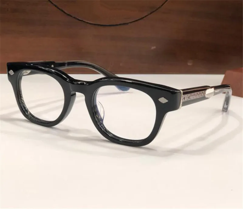 Новый модный дизайн, оптические очки, квадратная толстая дощатая оправа, простые, популярные, универсальные очки в классическом стиле, прозрачные линзы, топ, qu282c