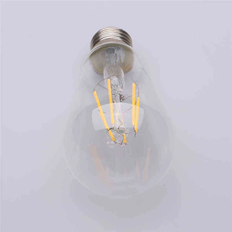 ST64 LED Filament Edison Ampul Lambası E27 220V Endüstriyel Dekor Vintage Retro Lamba Ampul 12W 16W Ampoule Bombiller Gloeilamp H220428