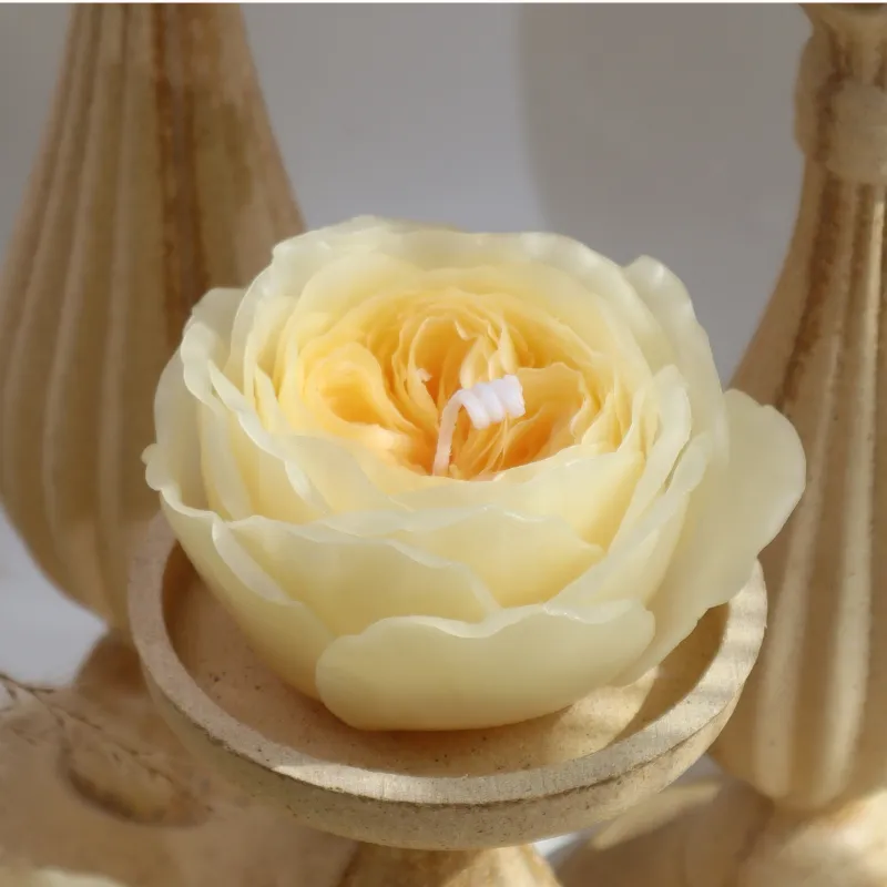Austin Rose Silicon DIY Blumen Kerze herstellen Seifenharz Schokoladenform Valentinstagsgeburtstagsgeschenke Craft Home Decor 2206297377751