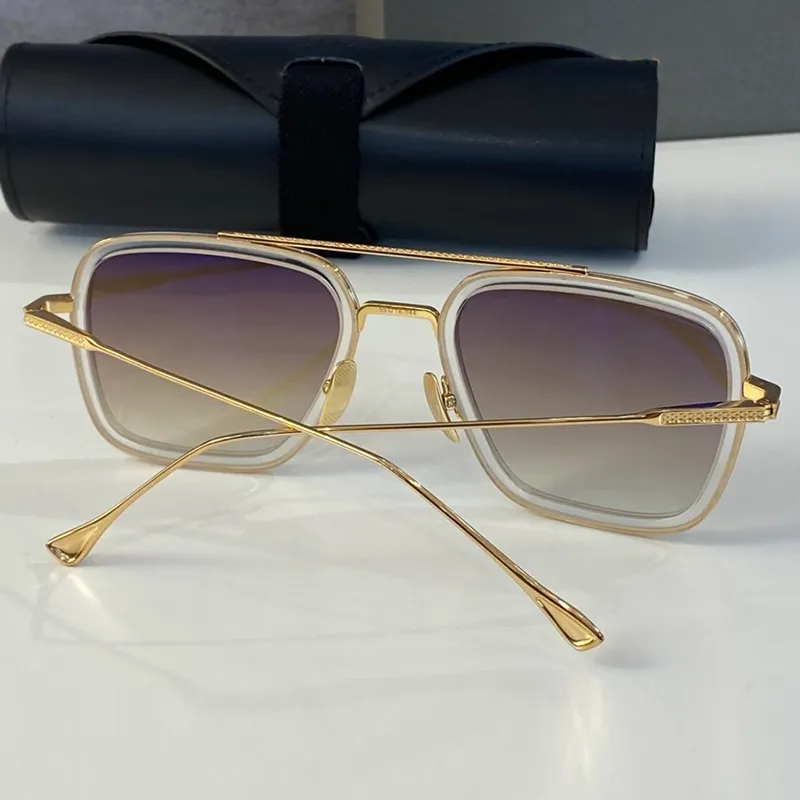 디자이너 대형 선글라스 여성 남성 안경 패션 마하 비행 006 컬렉션 디자인 클래식 금속 프레임 빈티지 레트로 선글라스 232S