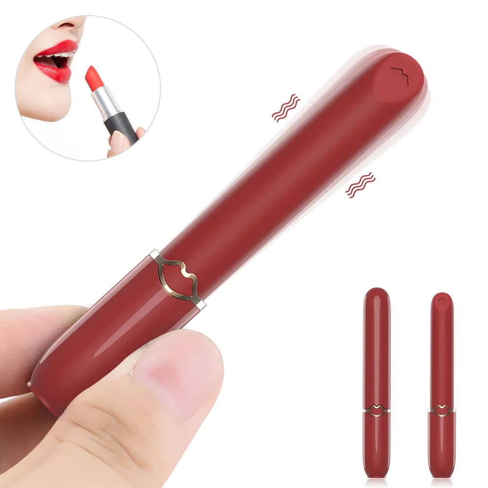 Rouge à lèvres vibrateur sexy boutique mamelon masseur haute qualité Silicone g-spot clitoris stimulateur masturbateur jouets érotiques pour les femmes