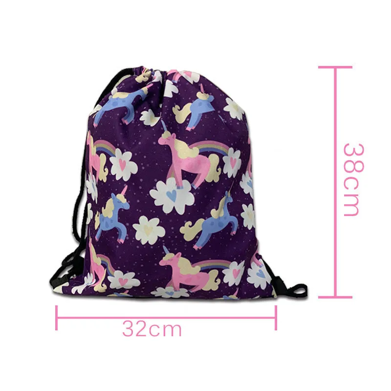 Pas de beeldnaam aan op de gepersonaliseerde Drawstring Women Men Causal Backpack Travel S Ladies Softback Bag 220704