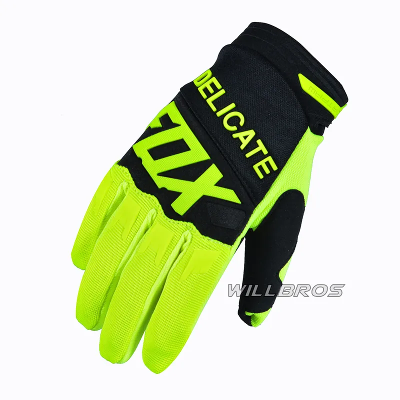 Motocross Racing Gloves Delicate Guantes MX BMX Mountain Bicycle Guants Cycling Motorcycle Moto Men ATV UTV Bike Luvas 220622