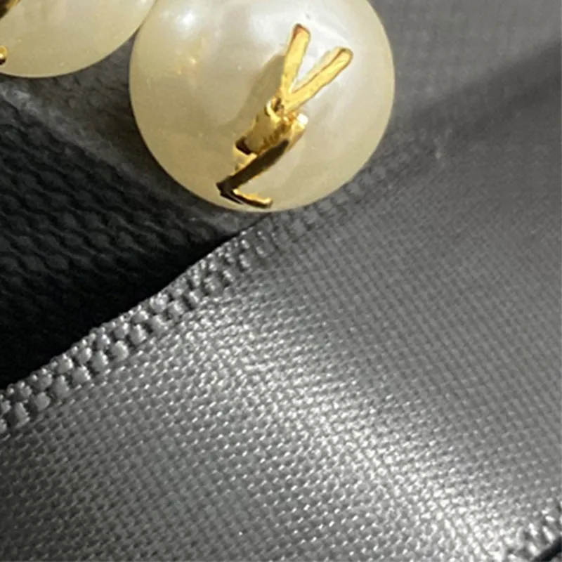 Designer S925 Oorknopjes Voor Vrouwen Luxe Ontwerpers Pearl Hoop Earring Gouden Oorbellen Wedding Charm Jewerlry Met Gratis Doos