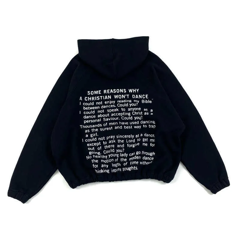 Czarny kardigan Zipper Bluzy ERD Mężczyźni Kobiety Najlepsza jakość Napis na plecach Sweter z kapturem