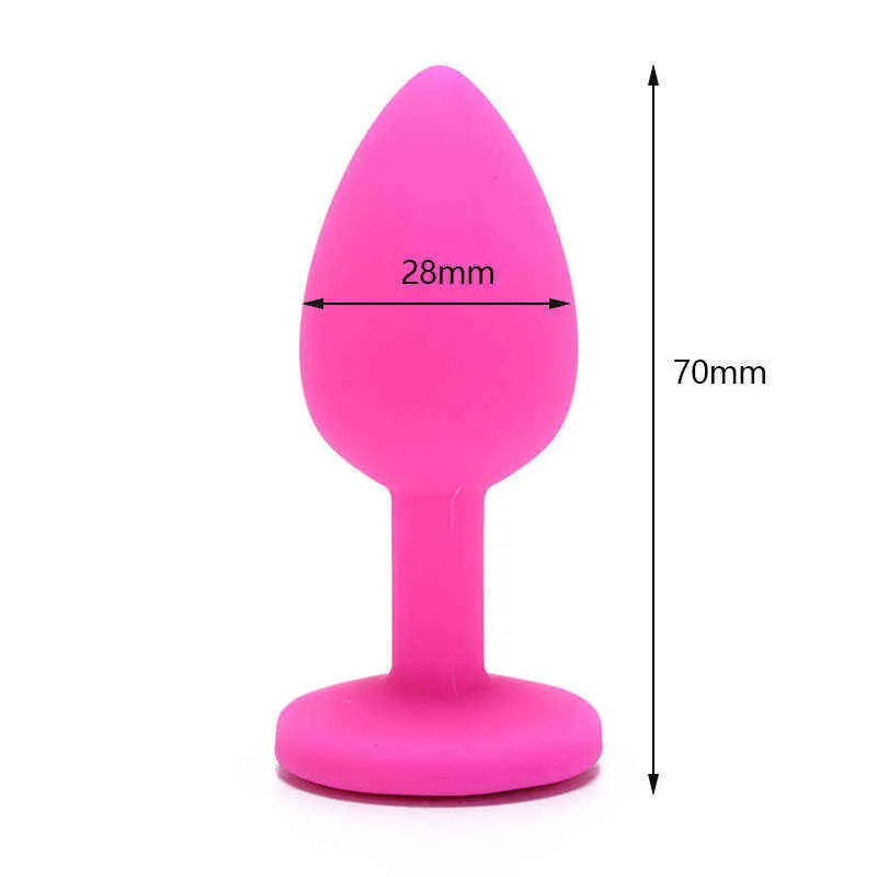 Principiante indossabile anale plug proiettile vibratore butt plug donne uomini morbido silicone dildo sex shop giocattoli coppie adulti anale Y220427