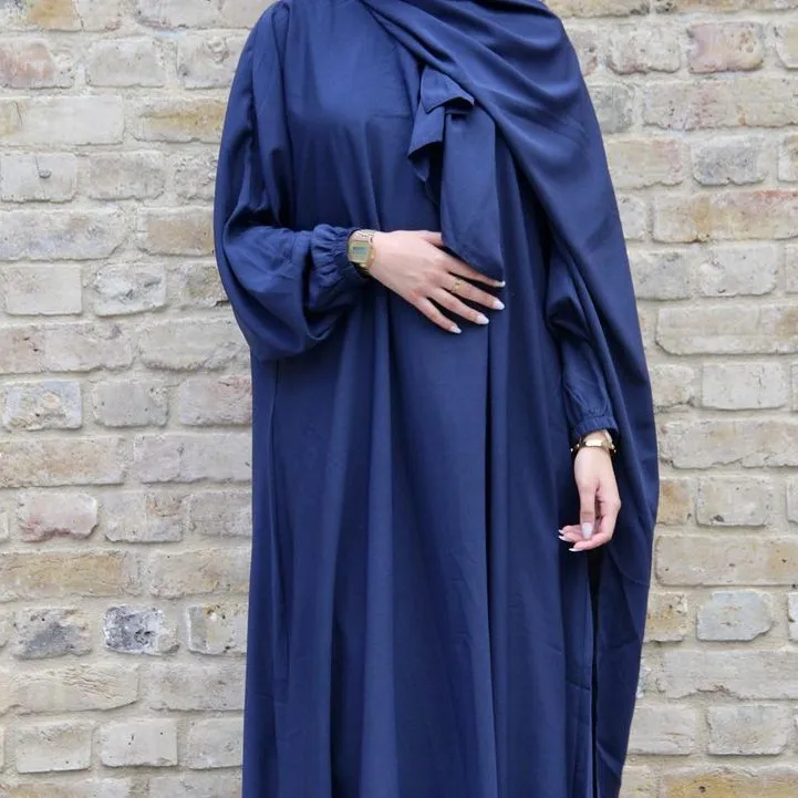 Sommer Abayas Muslimischen Kleid Volle Länge Flare Hülse Weiche Glänzende Abaya Dubai Türkei Islam Robe Frauen ramadan eid djellaba anzüge