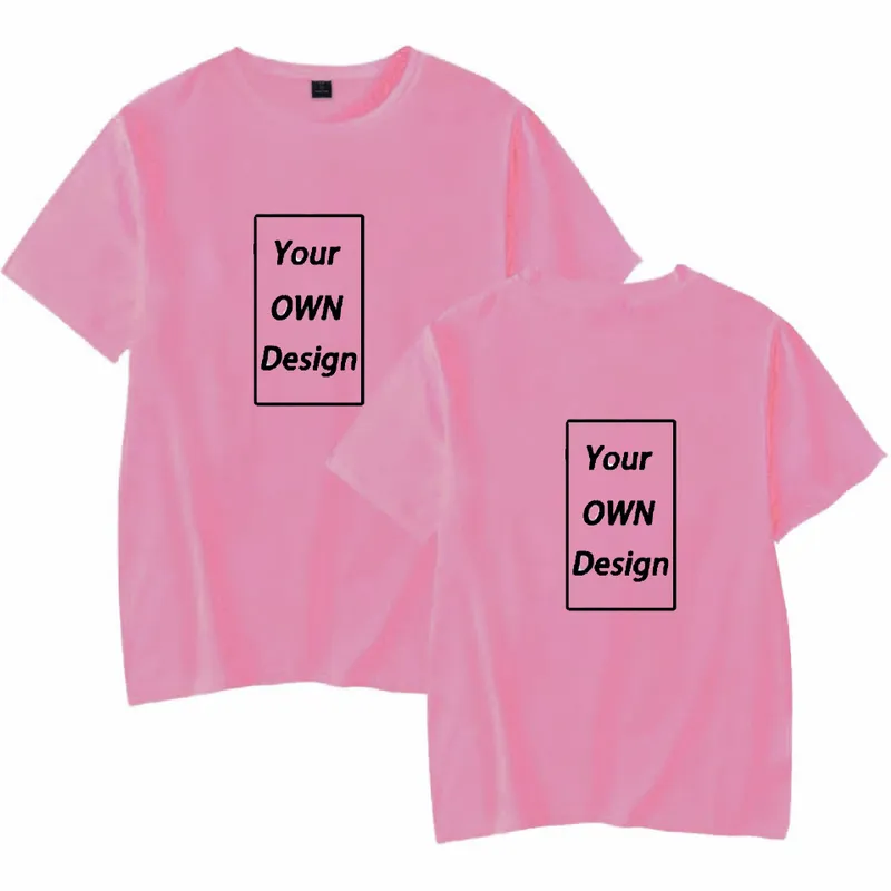 Men Women Custom Cotton T Shirts DIY Text Image Printing High Quality Clothing Loose Oversize Casual Sweatshirts 220614