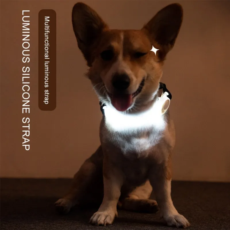 LED DOG COLLAR PET DOG TRACTION ROPE NIGHT DOG COLLAR