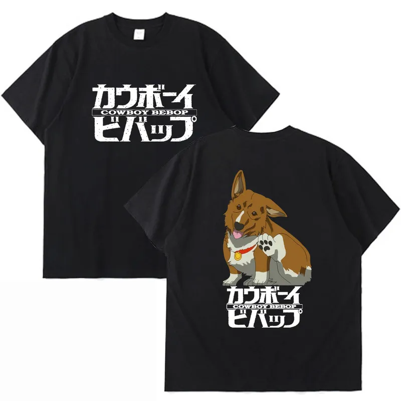 Cooles Cowboy Bebop T-Shirt Männer Frauen Japanisches Anime T-Shirt Teen Trend Hip Hop Schwarz Rundhals T-Shirt Kurzarm Männliche Tops 220708