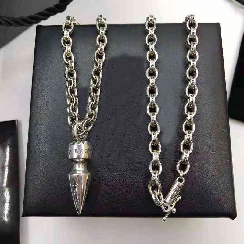 Designer Chrome Cioncant Necklace Fashion Trend Hip Hop White Bullet Bullet Generations Generations Hearts Hearts Original Lover Regali CRO8092561