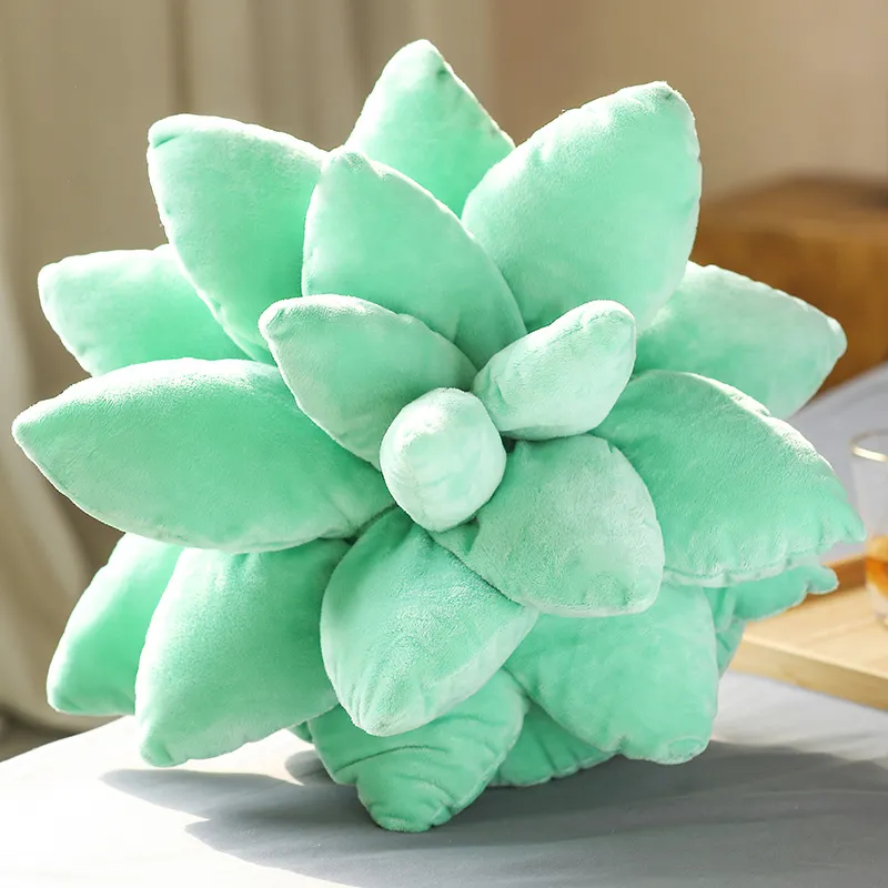 25 45 cm plantes succulentes réalistes en peluche jouets en peluche poupée douce créative fleurs en pot oreiller chaise coussin pour filles enfants cadeau 220531
