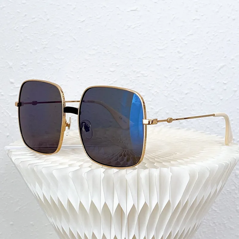 najnowsze okulary przeciwsłoneczne mężczyźni designerskie szklanki słoneczne kwadratowe ramy odcienie lustro druku