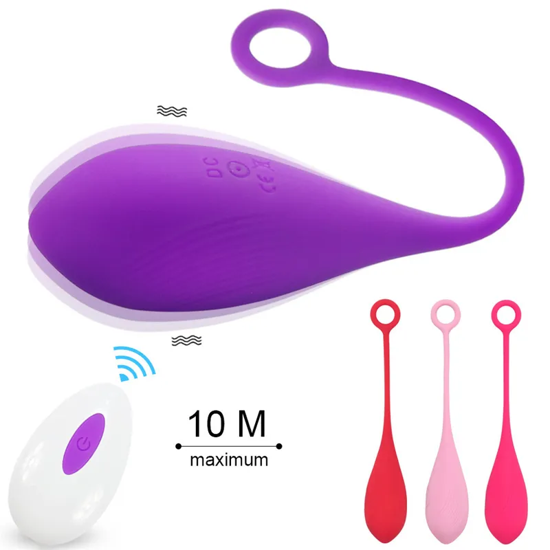 Kvinnlig onani 12 lägen Silikon g Spot Egg Vibrator Clitoris Massage Sexiga leksaker för kvinnliga par Flirta vuxna spel