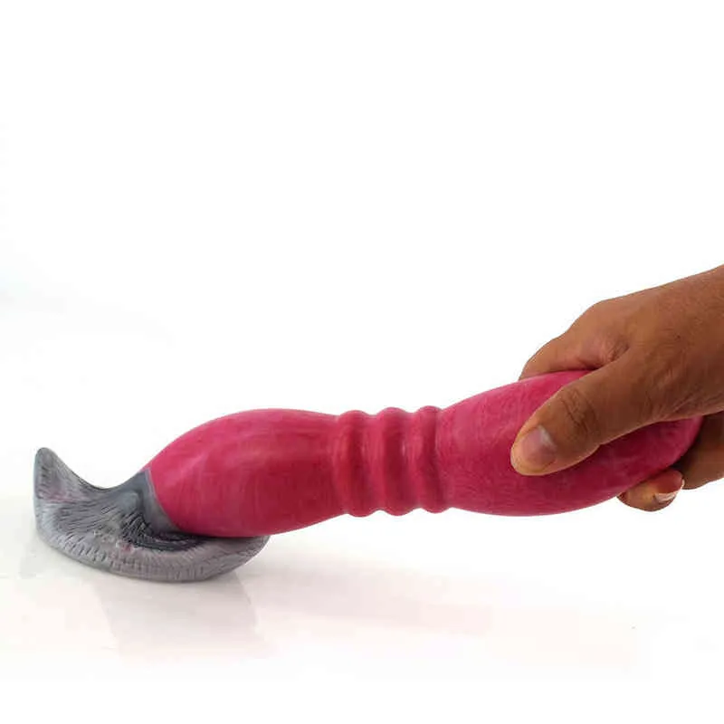 Nxy dildos yocy líquido em forma de silicone em forma de sucção macio pênis vestibular plugue anal expansão masculino e feminino adulto produtos sexo 0317