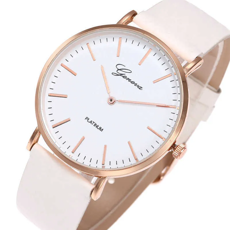 Mode vrouwen horloges thermochromische dameshorloge eenvoudige schaal quartz vrouwelijke klok