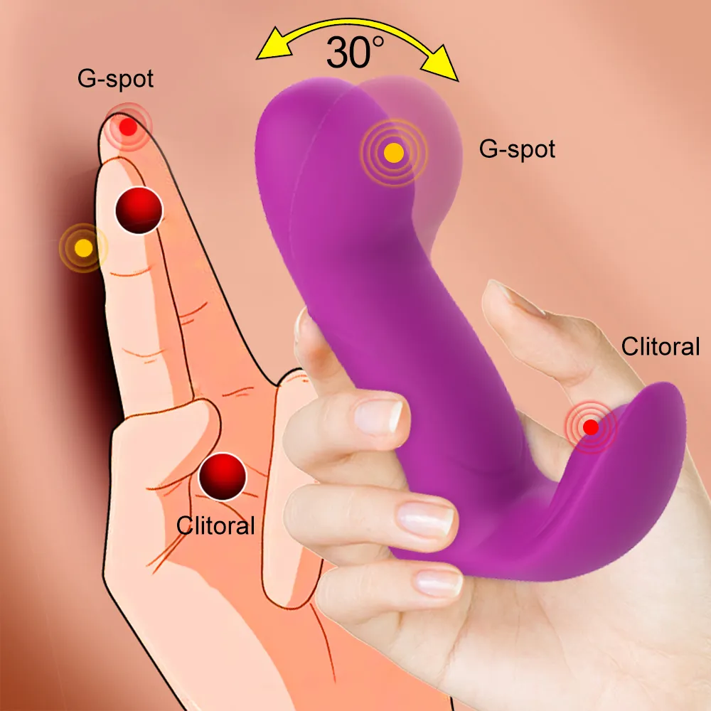 Dildo Clitoris Stimulator Wearable Finger Wiggling Vibrator Shop